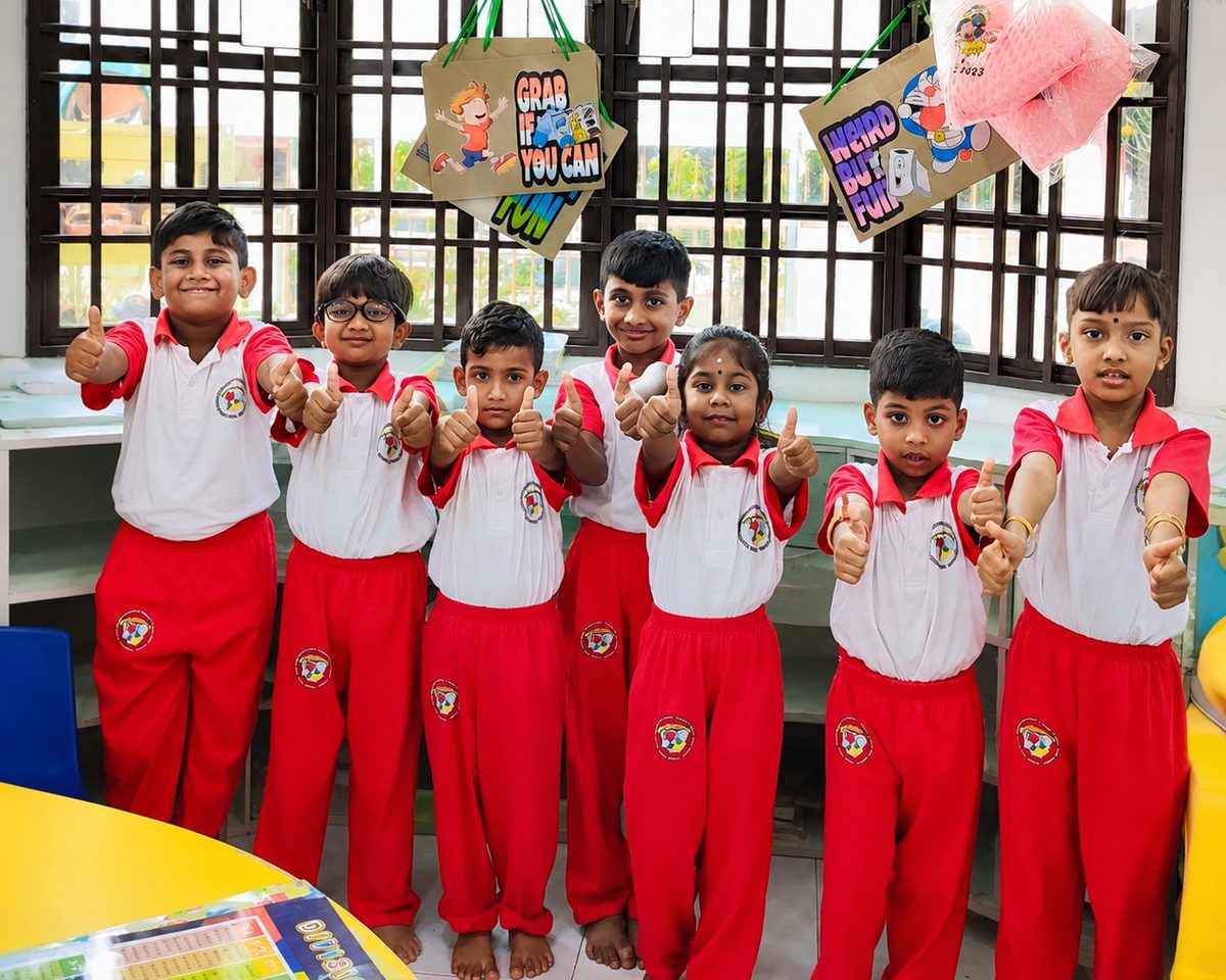 Children enjoying sports and physical activities at Tadika Kreatif Mesra