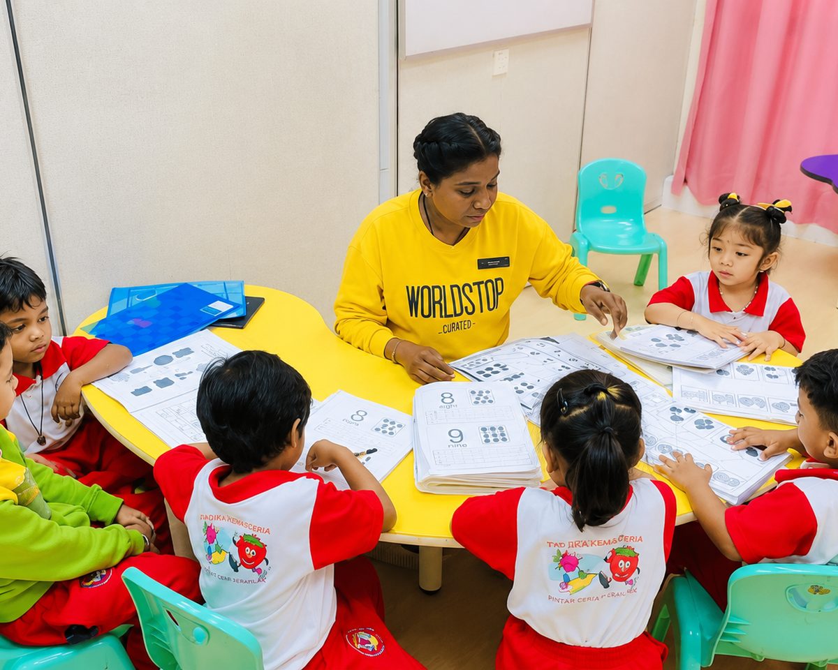 Smart Tamil language class at Tadika Kreatif Mesra